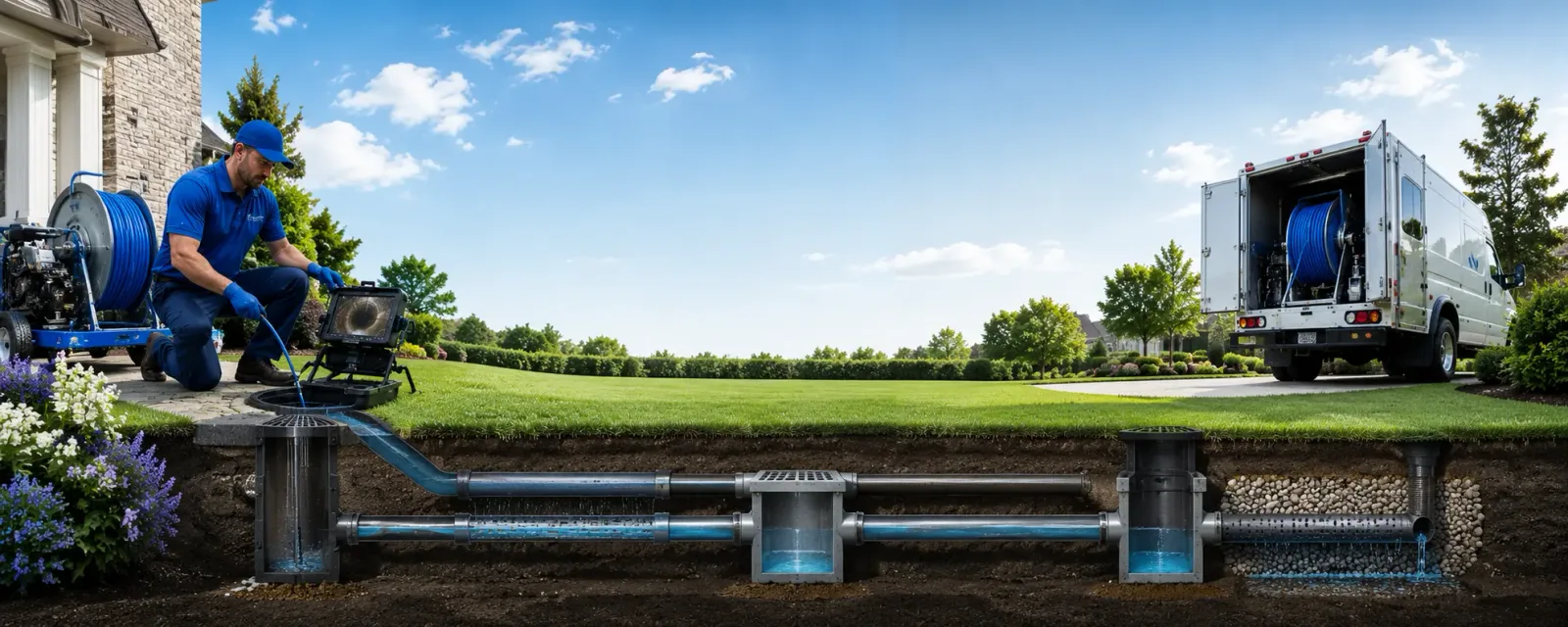 Outdoor drain cleaning information for Brookfield, IL